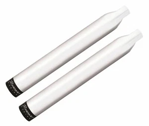 Rinehart 4" Chrome Slip-On Mufflers Exhaust Pipes Black Ends Indian Touring 14+ - Picture 1 of 2