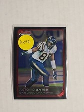 2006 Bowman Chrome Football Card #207 Antonio Gates -