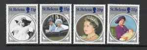 ST HELENA MNH 1985 SG454-457 LIFE & TIMES OF THE QUEEN MOTHER - Bild 1 von 1