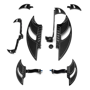 Palancas de cambio estribos de pasajeros clavijas para Harley Roadking 08-13 - Imagen 1 de 10