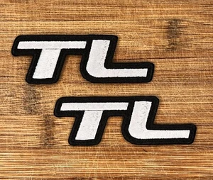 Juego de parches con el logotipo de Acura TL de 3,75 pulgadas bordados para planchar o coser estilo OEM (paquete de 2) - Imagen 1 de 3
