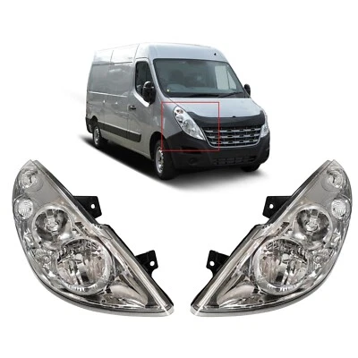 2x Scheinwerfer Frontscheinwer Für Renault Master Opel Movano B 2010-2014 L+R - Bild 1 von 4