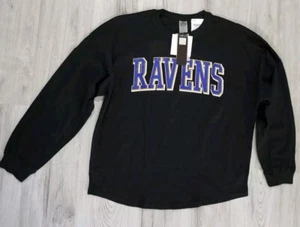 Gameday Couture Baltimore Ravens Bling T-Shirt Long Sleeve women’s sz large NWT - Picture 1 of 8