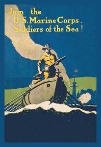 Join the U.S. Marine Corps - Soldiers of the Sea! - Art Print