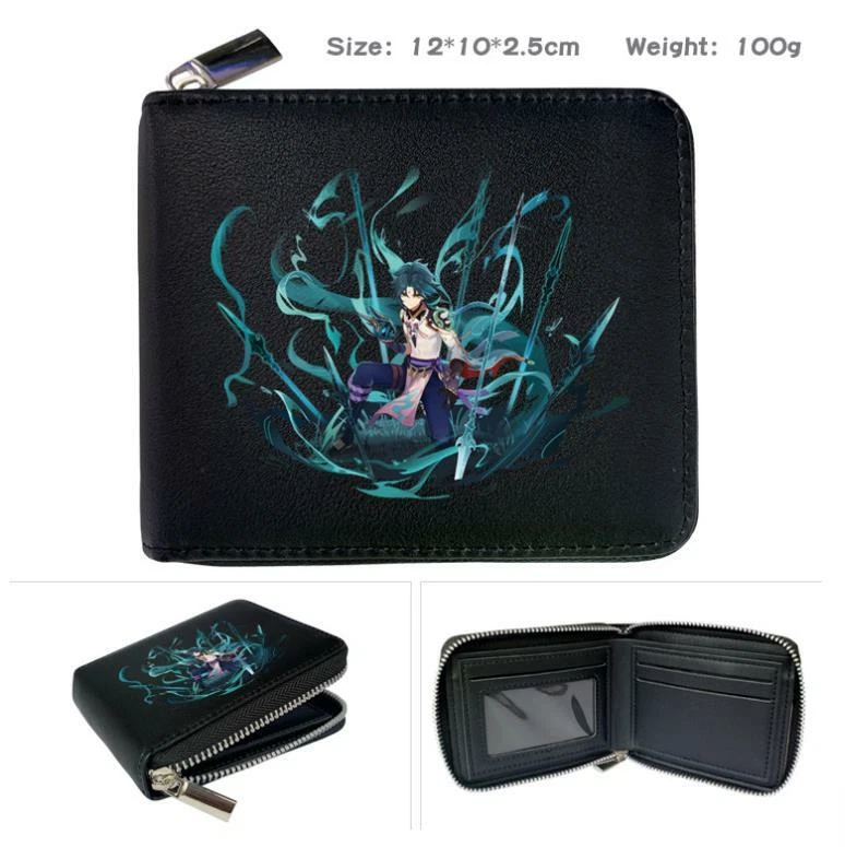 Genshin Impact Game Manga PU Geldbörse Geldbeutel Wallet 12x10x2.5cm - Bild 1 von 1