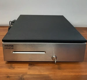 Micros Oracle JD030-3-BL1317-B1A 400018-233 Cash Drawer Single Slot w/ key - Picture 1 of 5
