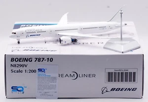 Avión a reacción fundido a presión SQ Wings 1:200 Explorer Boeing B787-10 modelo N8290V - Imagen 1 de 16