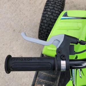 Kurzstrecken-Bremshebel für Razor MX350 24 Volt Elektro Dirt Bike - silber - Bild 1 von 3