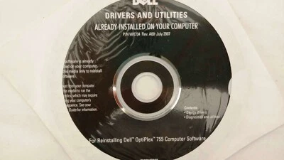 Dell OptiPlex 755 Drivers & Utilities DVD & PowerDVD 7.0 - Image 1 of 2