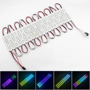 WS2811 IC 3LED 5050 RGB LED String Light Module Pixel Addressable Waterproof 12V - Picture 1 of 16