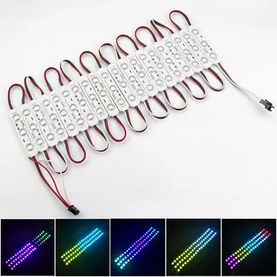 WS2811 IC 3LED 5050 RGB LED String Light Module Pixel Addressable Waterproof 12V - Image 1 of 4