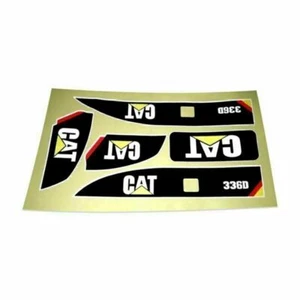 For Huina 580 1580 TR-211m 23 Channel RC Excavator1/14 TO CAT 336D Decal Sticker - Picture 1 of 7