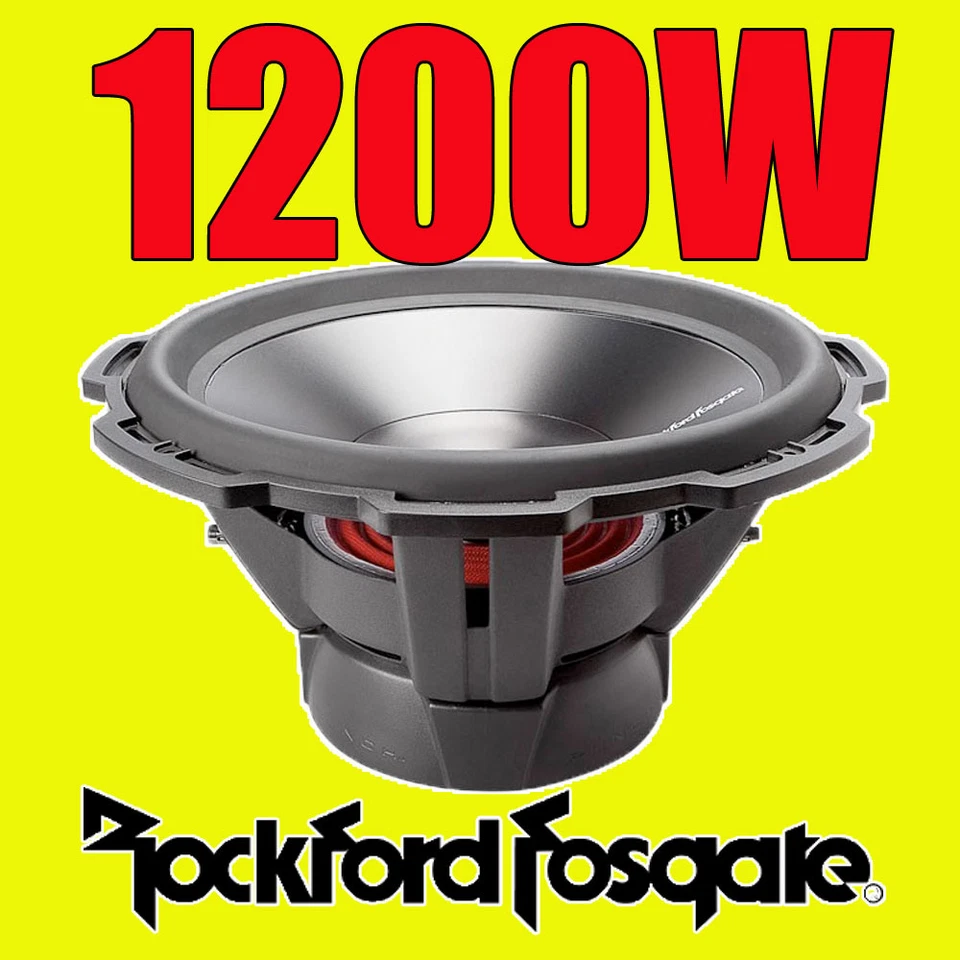 Subwoofer perforador de audio para automóvil Rockford Fosgate 15" 15 pulgadas 1200 W P3D215 Foto 1 de 1
