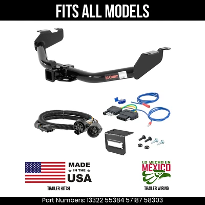 Enganche de remolque para GMC Sierra 1500 07-13 + cableado de 5 pines para todos los modelos remolque de corte Foto 1 de 4