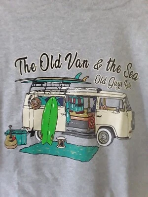 Camiseta OLD BOYS RULE The Old Van & The Sea Gris Tallas Foto 1 de 4