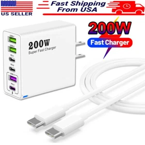 200W Fast USB Type C Charging Wall Charger For Google Pixel 9 Pro XL 8 7 Pro 9a - Picture 1 of 28