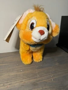 Disney Vintage Oliver and Company 10" peluche peluche giocattolo animale gattino 1988 - Foto 1 di 7