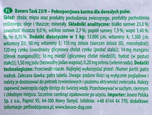 4032254743620 Josera Bavaro Task 23/9 18KG JOSERA - Bild 1 von 2