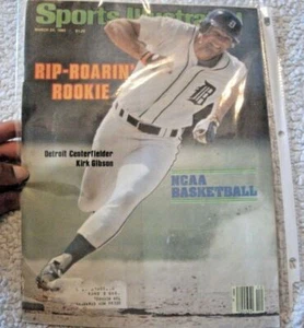 1980 Sports Illustrated DETROIT TIGERS KIRK GIBSON BASEBALL - Picture 1 of 2