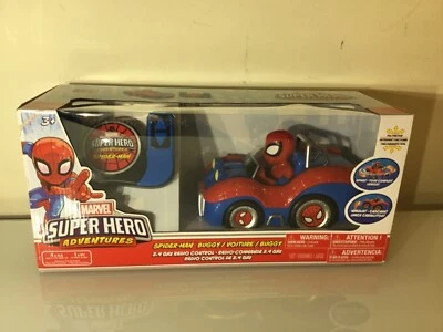 NEW Marvel Super Hero Adventures Spider-Man Buggy With Radio Remote Control  - Image 1 of 4