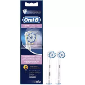 Paquete de 2 cepillos de dientes de repuesto ultradelgados Oral B EB60B2 SENSI - Imagen 1 de 3