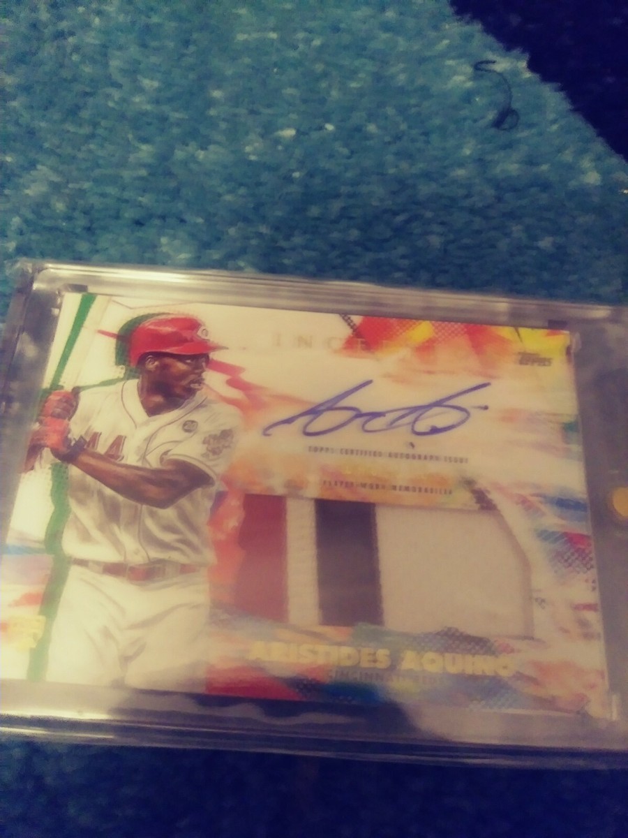 Aristides Aquino Topps Inception 直筆サイン 2020 Topps Inception - Aristides Aquino #IAP-AAQ for sale | eBay
