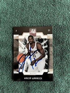 2009-10 Donruss Elite #62 Hakim Warrick autografo firmato a mano - Foto 1 di 2
