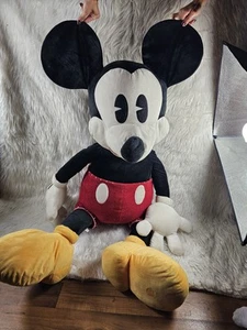 Rare Disney Store Mickey Mouse Super Jumbo Plush with tag Licensed - - Picture 1 of 10