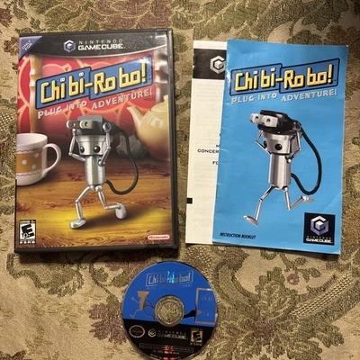 Chibi-Robo (Nintendo GameCube, 2006) CIB Complete In Box Nice Disc !! - Image 1 of 4