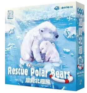 Board Game Rescue Polar Bears Data Temperature Japanese Translation Japan Rare - Picture 1 of 4