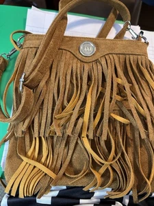 Borsa a tracolla alla moda design francese con frange accento - Foto 1 di 3