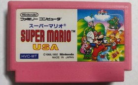 Super Mario USA Nintendo Famicom Japan NES HVC-MT 1992 Mario Bros Cartridge