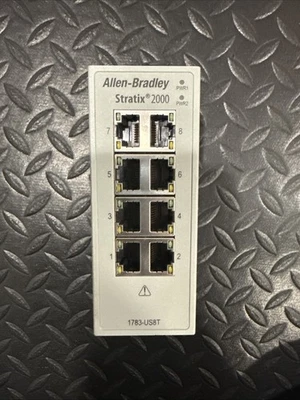 Switch de Ethernet Não Gerenciado Allen-Bradley 1783-US8T Statix 2000 - Imagem 1 de 4