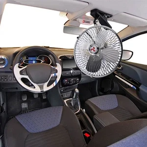 Convenient 8 Inch Car Electric Fan with Clip Stay Cool and Comfortable - Picture 1 of 24