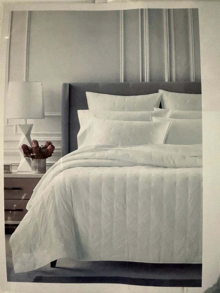 Coverlet Comforter Set Full / Queen by SKY, Machine Washable Cotton - WHITE- NWT - Image 1 of 4