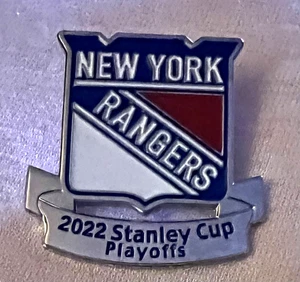 NY RANGERS PIN STANLEY CUP PLAYOFFS MSG EMPLOYEE ONLY 2022 NHL HOCKEY - Picture 1 of 2