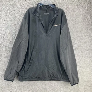 Nike Golf Jacket Mens L Fiesta Bowl 1/4 zip Black Gray Pockets - Picture 1 of 13
