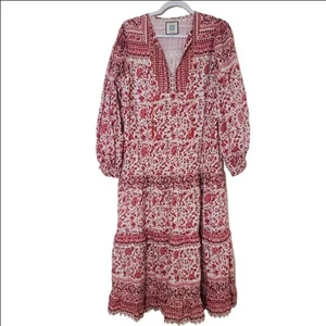 Bell by Alicia Bell Maxikleid Größe Large Cottagecore Boho Bauern Einzelhandel 355 $ - Bild 1 von 11
