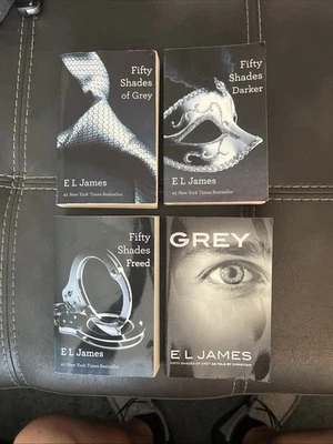 Fifty 50 Shades of Grey Trilogy Book Set Series W/ GREY By E L James, Paperback - Image 1 of 4