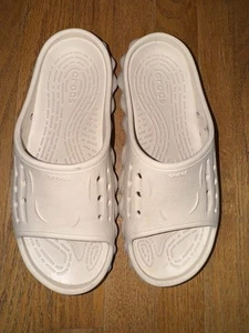Crocs Echo Slide cream ivory Mens 5 Womens 7 Sandals slip on comfort shoe - Picture 1 of 8
