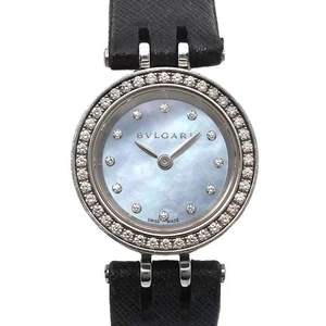 BVLGARI B-zero1 BZ23S Diamond Quartz Blue shell Dial Ladies Watch 90298880 - Picture 1 of 8