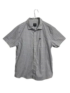 Brixton Charter Standard Fit Kurzarmhemd mit Knopfleiste Größe Large weiß - Bild 1 von 10