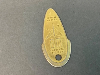 GM General Motors Motorama 1956 Key Chain Fob Chevy Pontiac Cadillac Buick Olds - Image 1 of 4