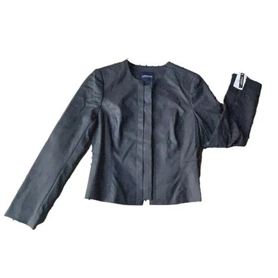 Chaqueta Blazer Nueva con Etiquetas Colección Magaschoni para Mujer Talla 8 Negro Jet Frente a Presión $430 Foto 1 de 4