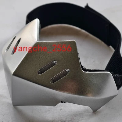 Game Overwatch Genji Headband Silver PU Headgear Halloween Cosplay Prop Headwear - Image 1 of 4