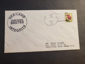 Ship SS SEA-LAND INTEGRITY Naval Cover 1991 FPO 96630 HAMPTON ROADS, VA - Picture 1 of 2
