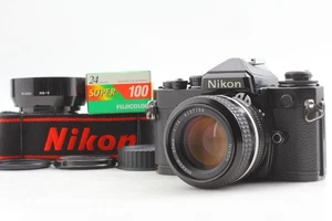 [N COMO NUEVO con correa, capucha] Cámara fotográfica Nikon FE negra + Lente Ai 50 mm f/1,4 de JAPÓN - Imagen 1 de 19