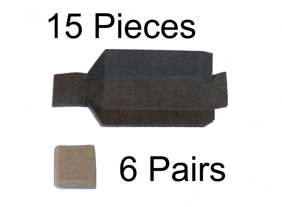 Thermaltronics DS-CP-1 Filter Wool 6 pairs Chamber Liner 15 pcs MX-DCF1 Metcal - Изображение 1 из 1