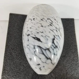 Murano Vintage 50s Glass Wall Sconce MCM White Clear Hand Blown - Picture 1 of 11