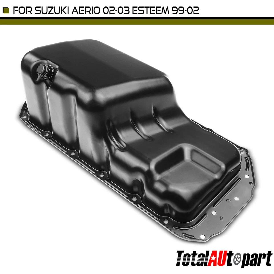 Engine Oil Pan for Suzuki Aerio 2002-2003 Esteem 1999-2002 Lower With 18 Holes - Image 1 of 4